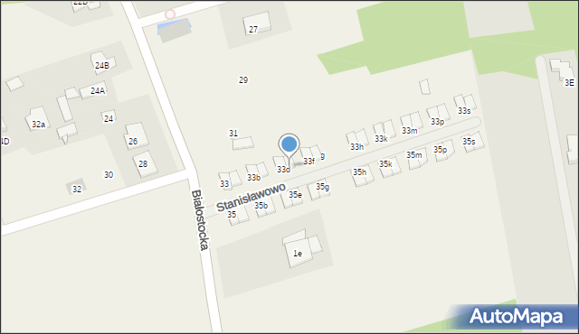 Stanisławowo, Stanisławowo, 33e, mapa Stanisławowo
