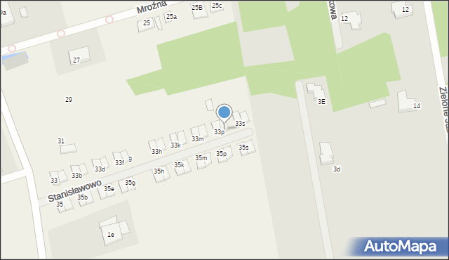 Stanisławowo, Stanisławowo, 33r, mapa Stanisławowo
