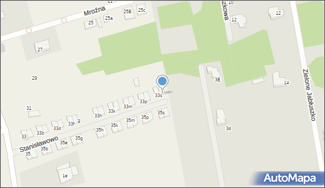 Stanisławowo, Stanisławowo, 33t, mapa Stanisławowo