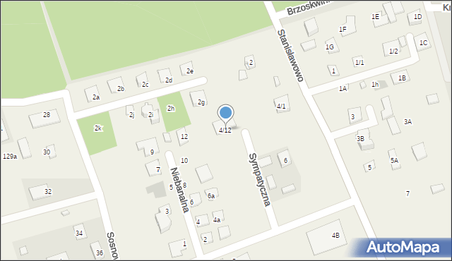 Stanisławowo, Stanisławowo, 4/12, mapa Stanisławowo