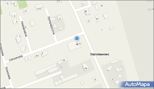 Stanisławowo, Stanisławowo, 4B, mapa Stanisławowo