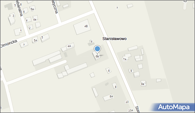 Stanisławowo, Stanisławowo, 6a, mapa Stanisławowo