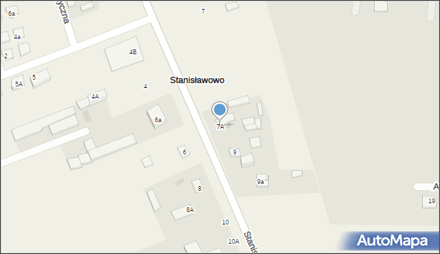 Stanisławowo, Stanisławowo, 7A, mapa Stanisławowo