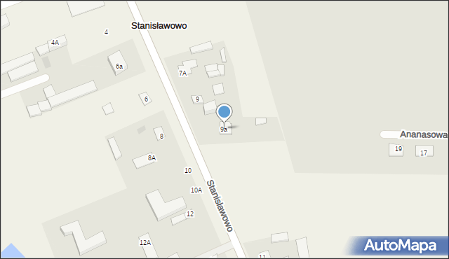 Stanisławowo, Stanisławowo, 9a, mapa Stanisławowo