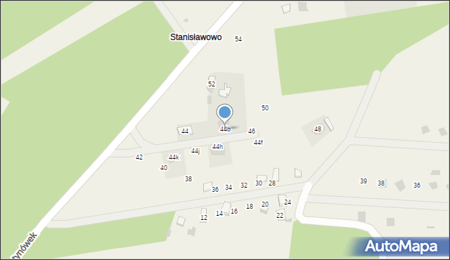 Stanisławowo, Stanisławowo, 44b, mapa Stanisławowo