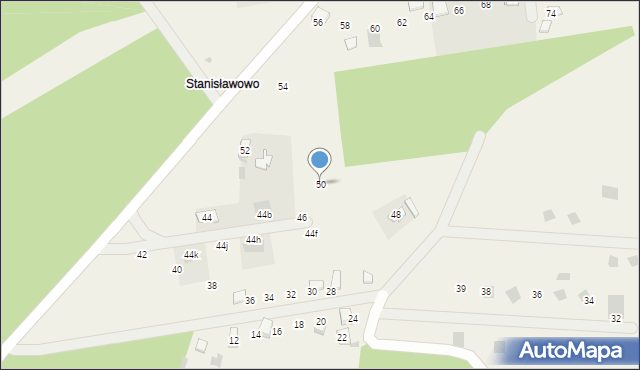 Stanisławowo, Stanisławowo, 50, mapa Stanisławowo