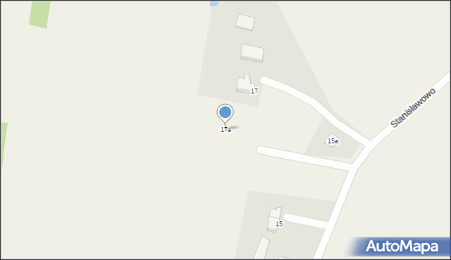 Stanisławowo, Stanisławowo, 17a, mapa Stanisławowo