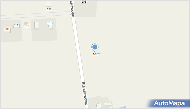 Stanisławowo, Stanisławowo, 20c, mapa Stanisławowo
