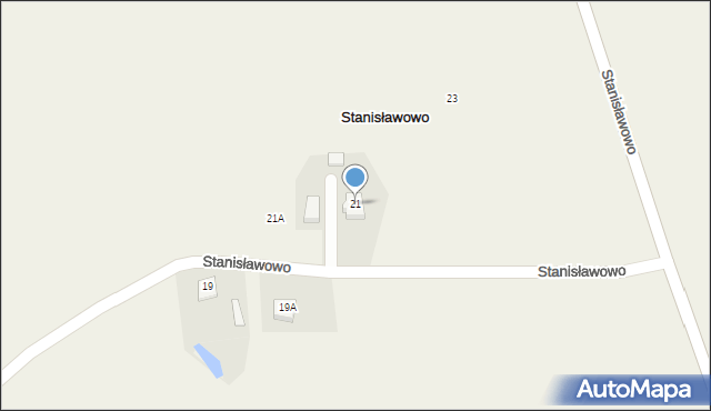 Stanisławowo, Stanisławowo, 21, mapa Stanisławowo