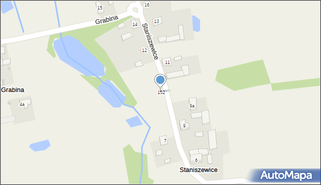 Staniszewice, Staniszewice, 152, mapa Staniszewice