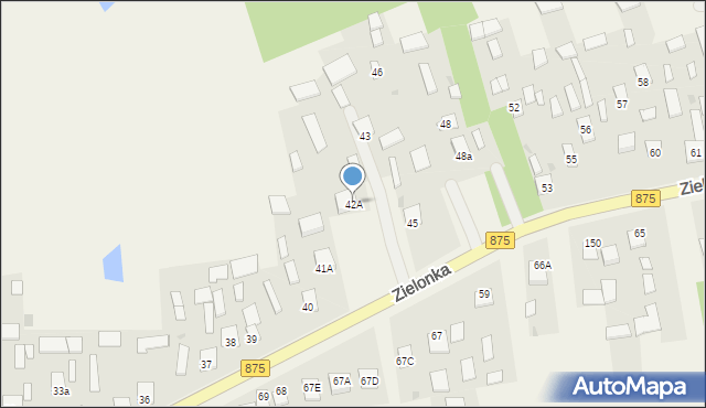 Staniszewskie, Staniszewskie, 42A, mapa Staniszewskie