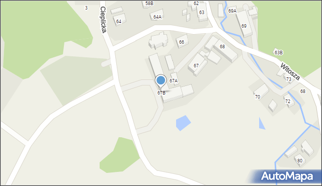 Staniszów, Staniszów, 67B, mapa Staniszów