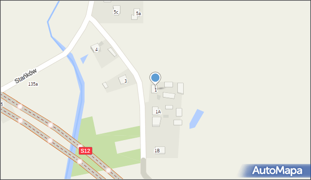 Stańków, Stańków, 1, mapa Stańków