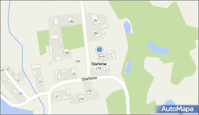 Stańków, Stańków, 17, mapa Stańków