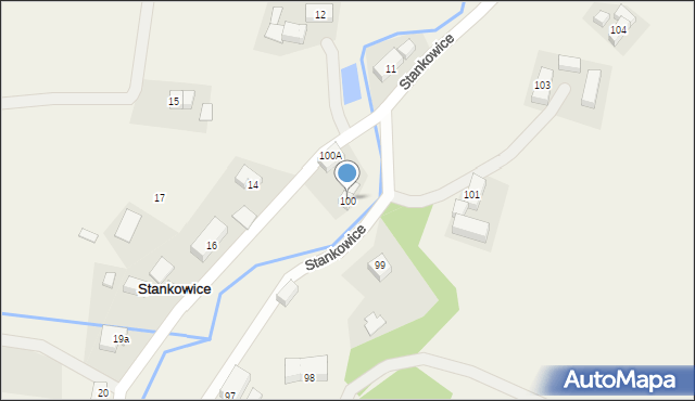 Stankowice, Stankowice, 100, mapa Stankowice