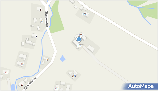 Stankowice, Stankowice, 106, mapa Stankowice