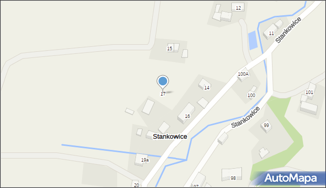 Stankowice, Stankowice, 17, mapa Stankowice