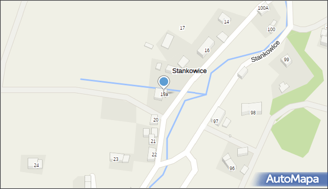 Stankowice, Stankowice, 19a, mapa Stankowice