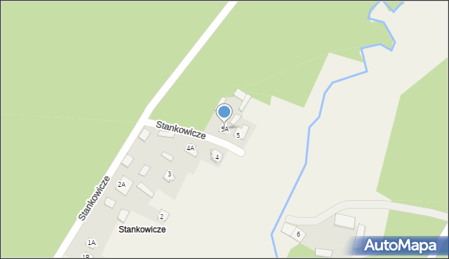 Stankowicze, Stankowicze, 5A, mapa Stankowicze