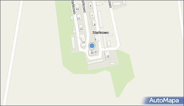 Stańkowo, Stańkowo, 10, mapa Stańkowo