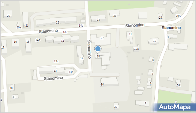 Stanomino, Stanomino, 28, mapa Stanomino