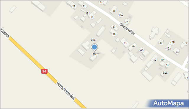 Stanowice, Stanowice, 39c, mapa Stanowice