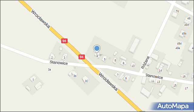 Stanowice, Stanowice, 4, mapa Stanowice