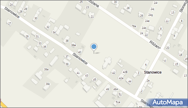 Stanowice, Stanowice, 40c, mapa Stanowice