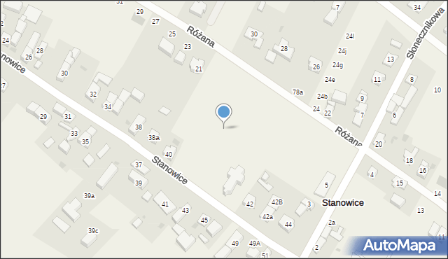 Stanowice, Stanowice, 40g, mapa Stanowice