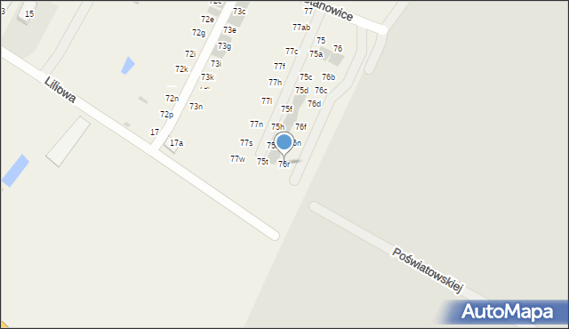 Stanowice, Stanowice, 76r, mapa Stanowice