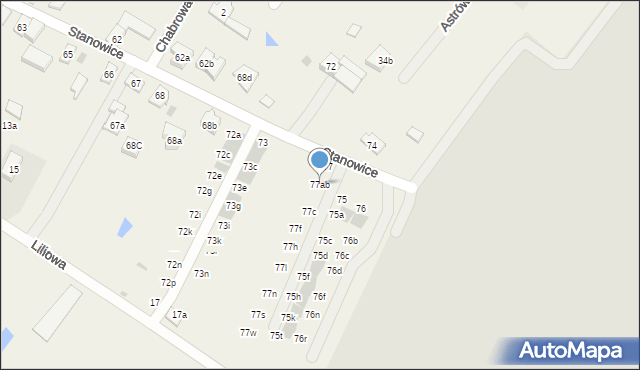 Stanowice, Stanowice, 77ab, mapa Stanowice