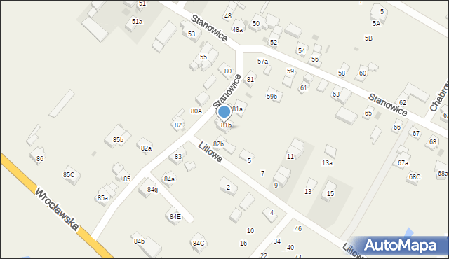 Stanowice, Stanowice, 81c, mapa Stanowice