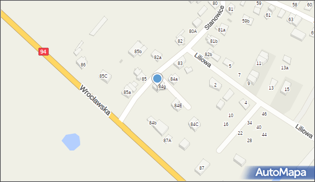 Stanowice, Stanowice, 84h, mapa Stanowice