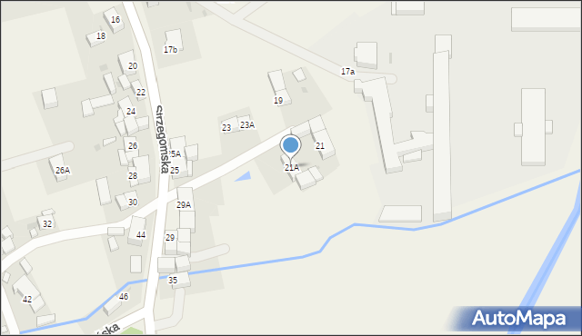 Stanowice, Strzegomska, 21A, mapa Stanowice