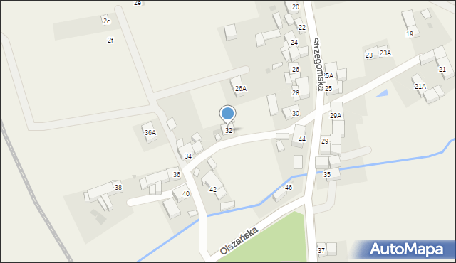 Stanowice, Strzegomska, 32, mapa Stanowice