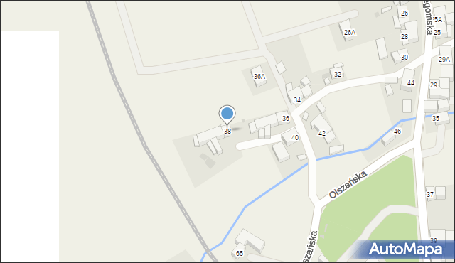 Stanowice, Strzegomska, 38, mapa Stanowice