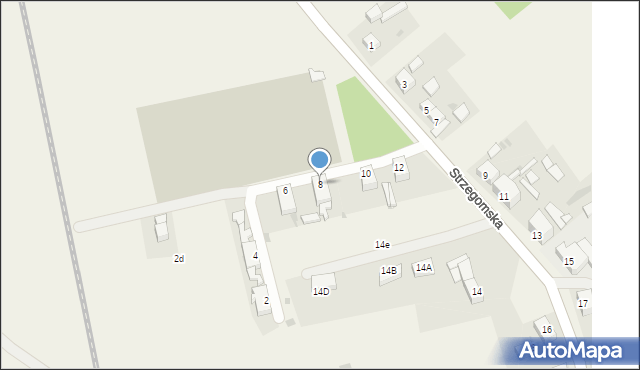 Stanowice, Strzegomska, 8, mapa Stanowice