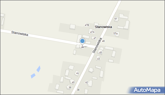 Stanowiska, Stanowiska, 44, mapa Stanowiska