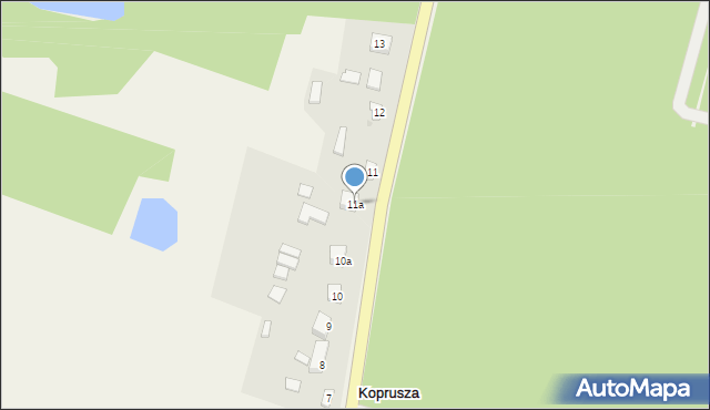 Stanowiska, Stanowiska, 11a, mapa Stanowiska