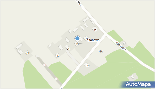 Stanowo, Stanowo, 25, mapa Stanowo