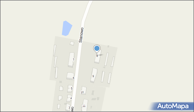 Stanowo, Stanowo, 8, mapa Stanowo