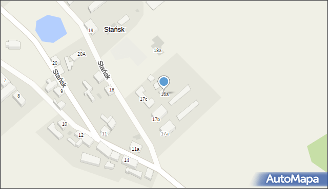Stańsk, Stańsk, 16a, mapa Stańsk