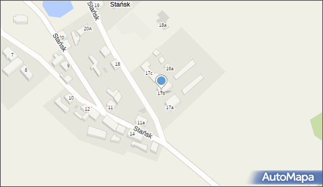 Stańsk, Stańsk, 17b, mapa Stańsk