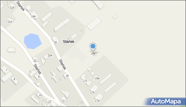 Stańsk, Stańsk, 18a, mapa Stańsk
