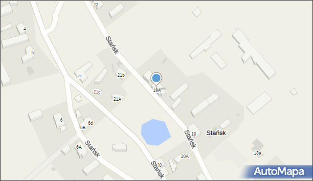 Stańsk, Stańsk, 19A, mapa Stańsk