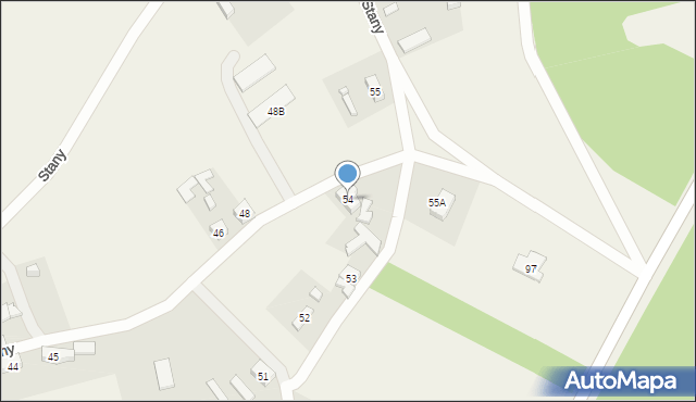 Stany, Stany, 54, mapa Stany