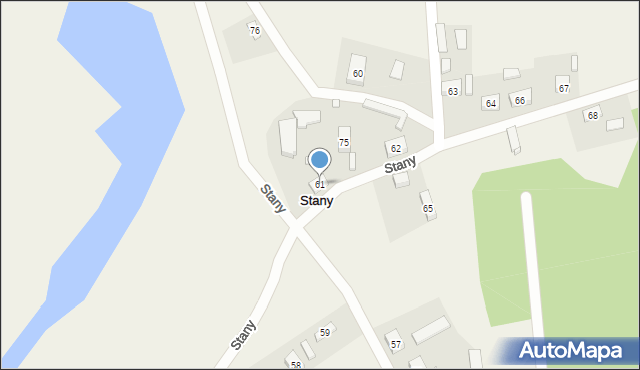 Stany, Stany, 74, mapa Stany