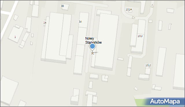 Stąporków, Staszica Stanisława, 3C, mapa Stąporków