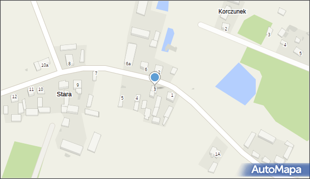 Stara, Stara, 3, mapa Stara