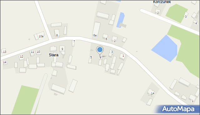 Stara, Stara, 4, mapa Stara